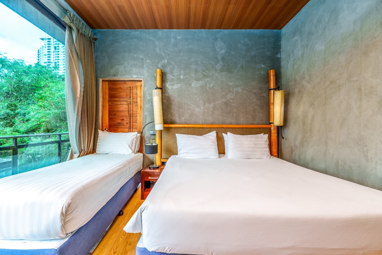 รายละเอียดห้องนอน DOJO Pool Villa