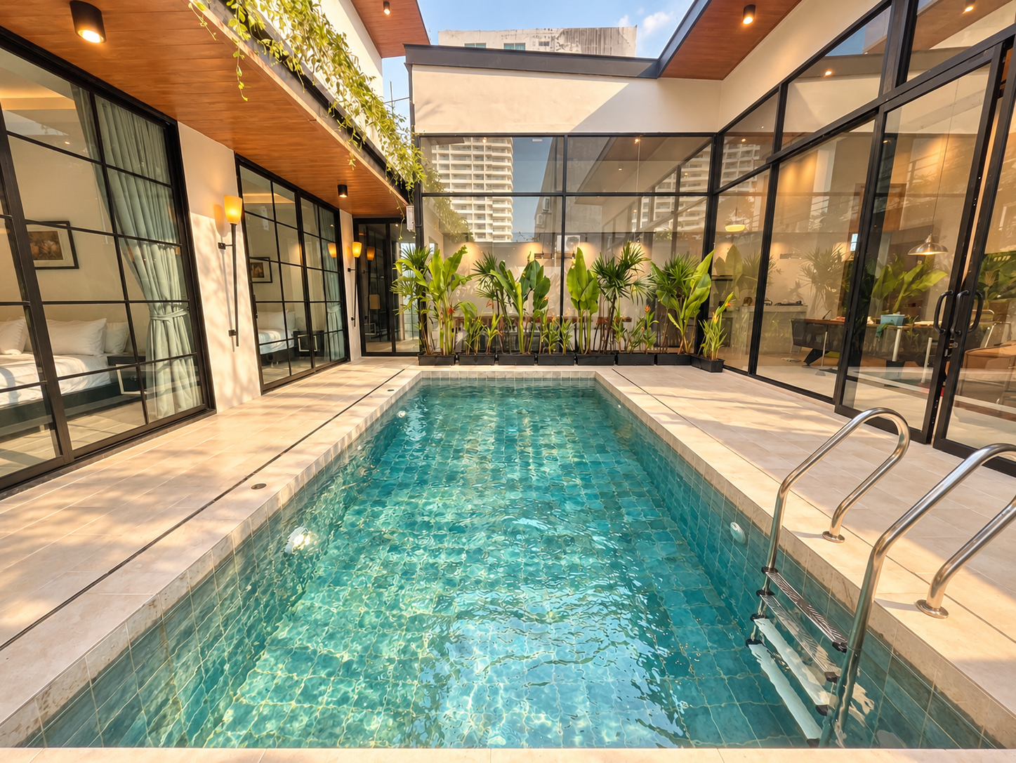 สระว่ายน้ำส่วนตัว DOJO Pool Villa